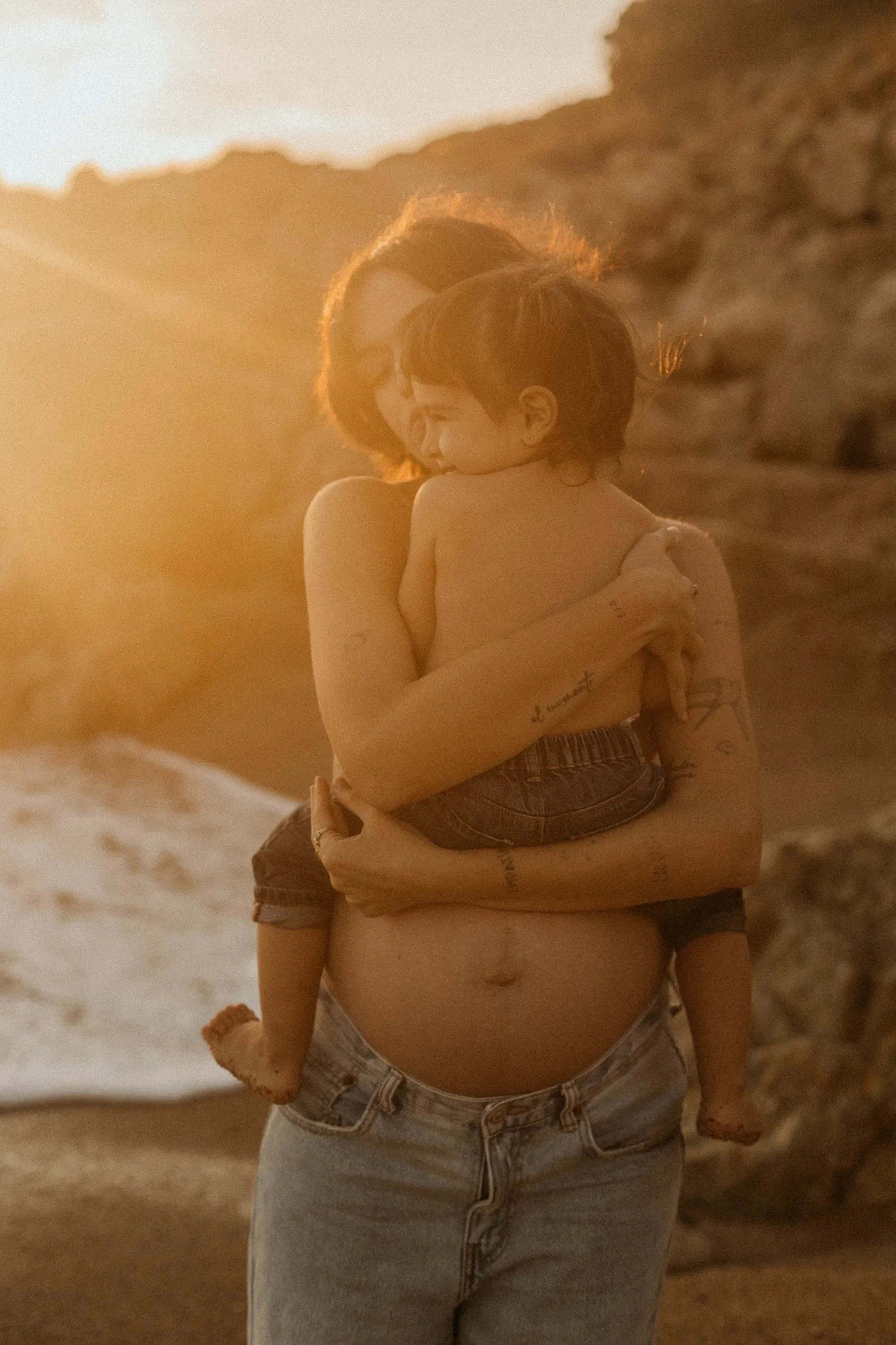 Fotografía de sesión Embarazo en el Maresme - Lorea Fotografía