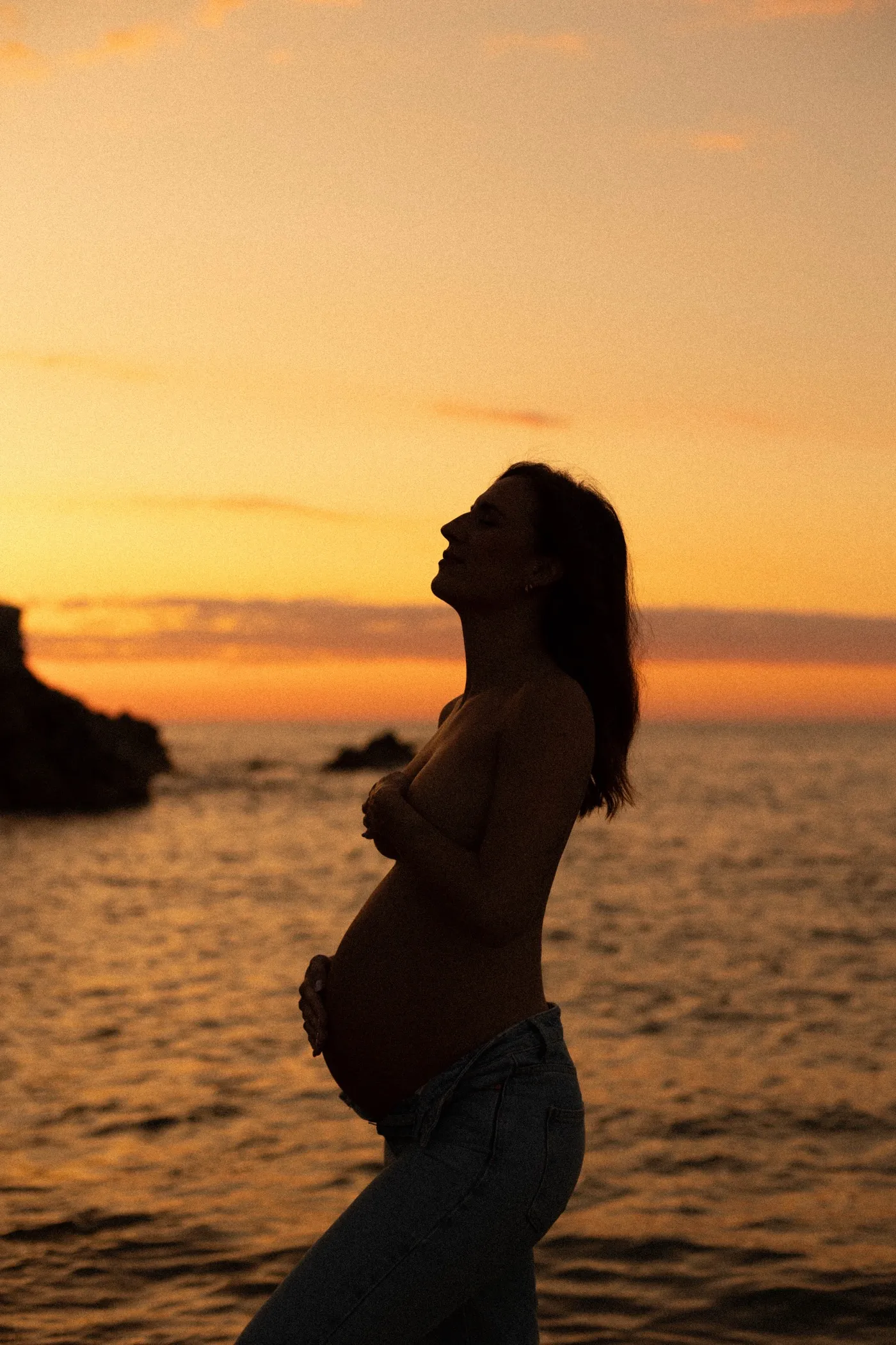 Fotografía de sesión Embarazo en el Maresme - Lorea Fotografía