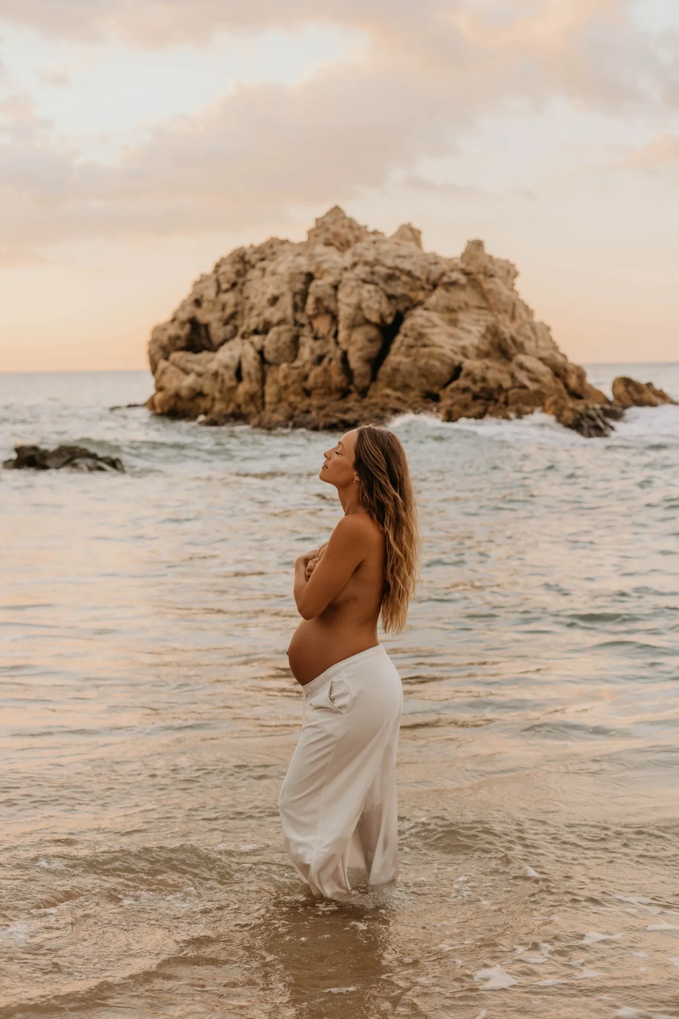 Fotografía de sesión Embarazo en el Maresme - Lorea Fotografía