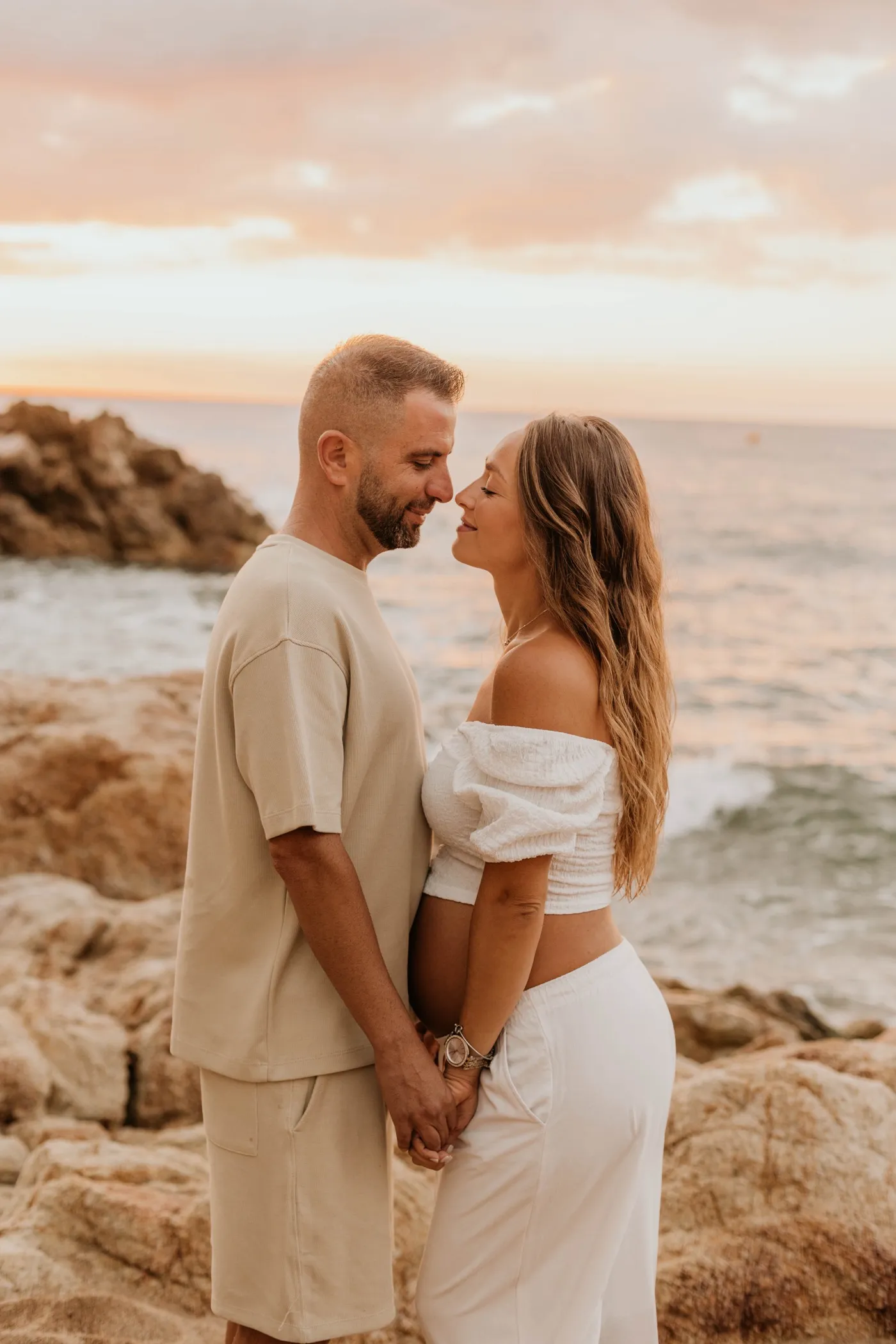 Fotografía de sesión Embarazo en el Maresme - Lorea Fotografía