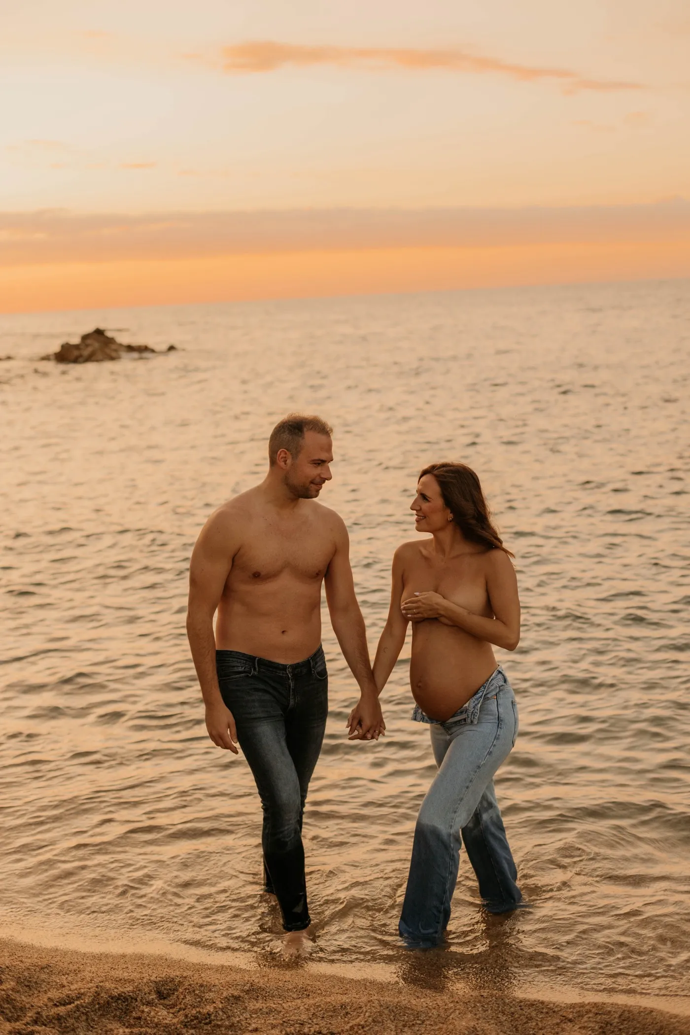 Fotografía de sesión Embarazo en el Maresme - Lorea Fotografía